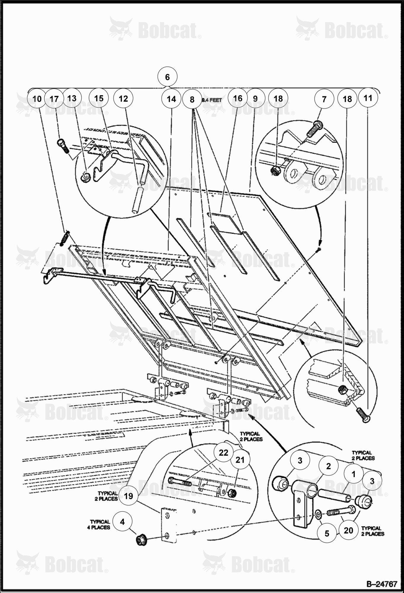 Tilt BED, Hinge & Latch