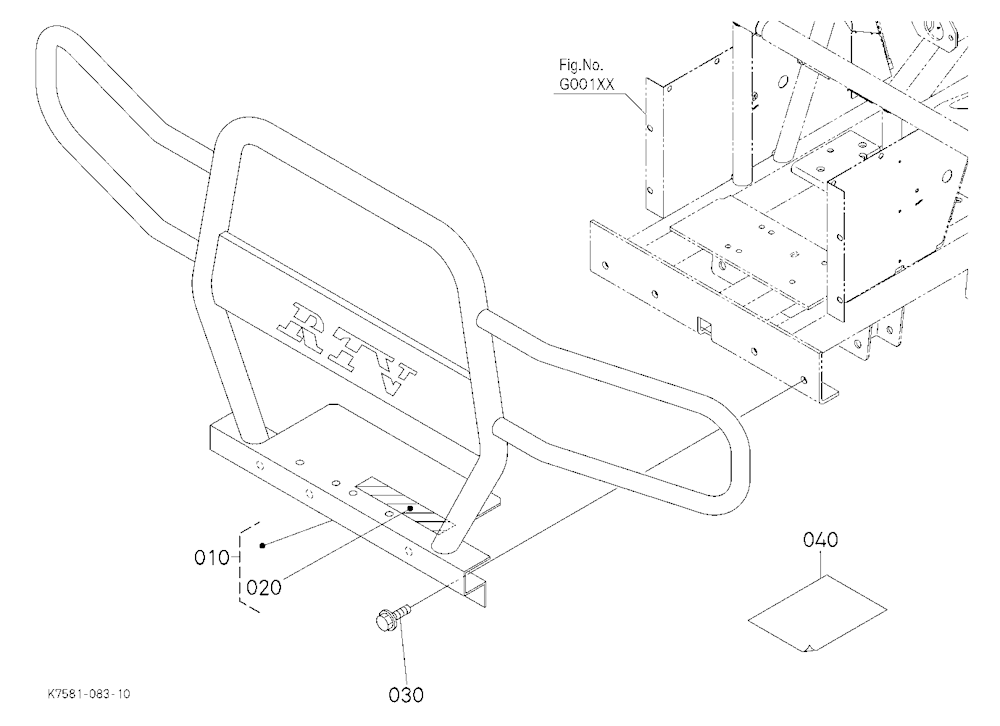 Front Guard Kit (W/G.No.V4225) [Option]