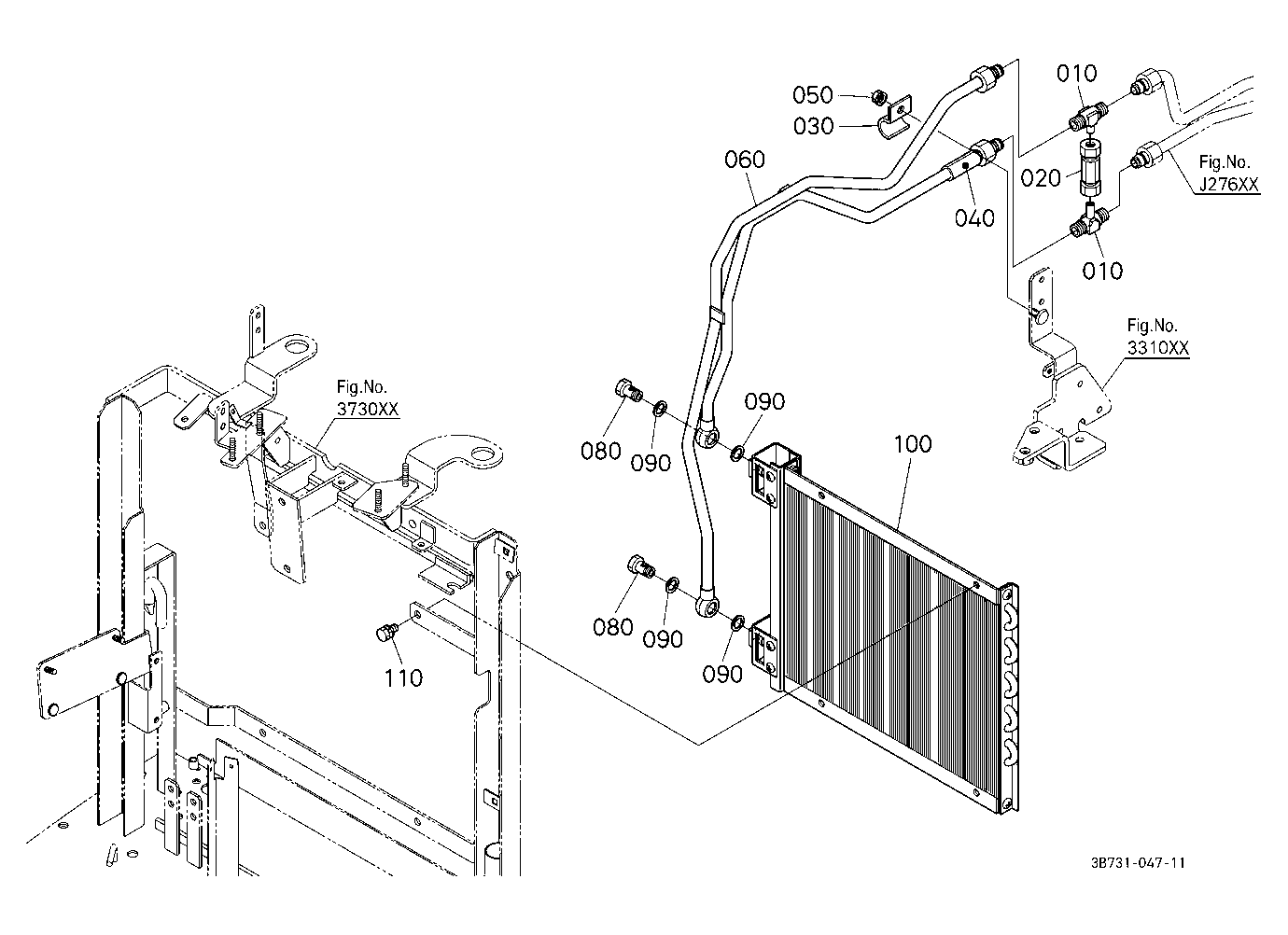 Hydraulic Oil Line (Oil Cooler)
