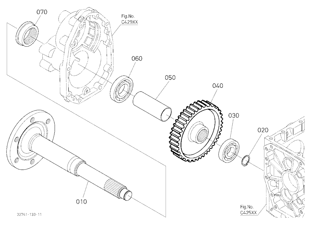 Rear Axle Rh