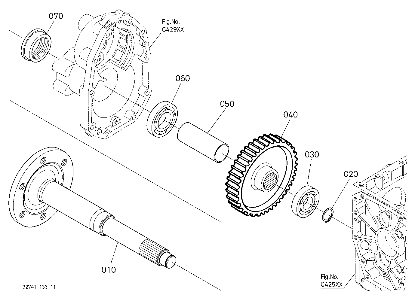 Rear Axle Rh