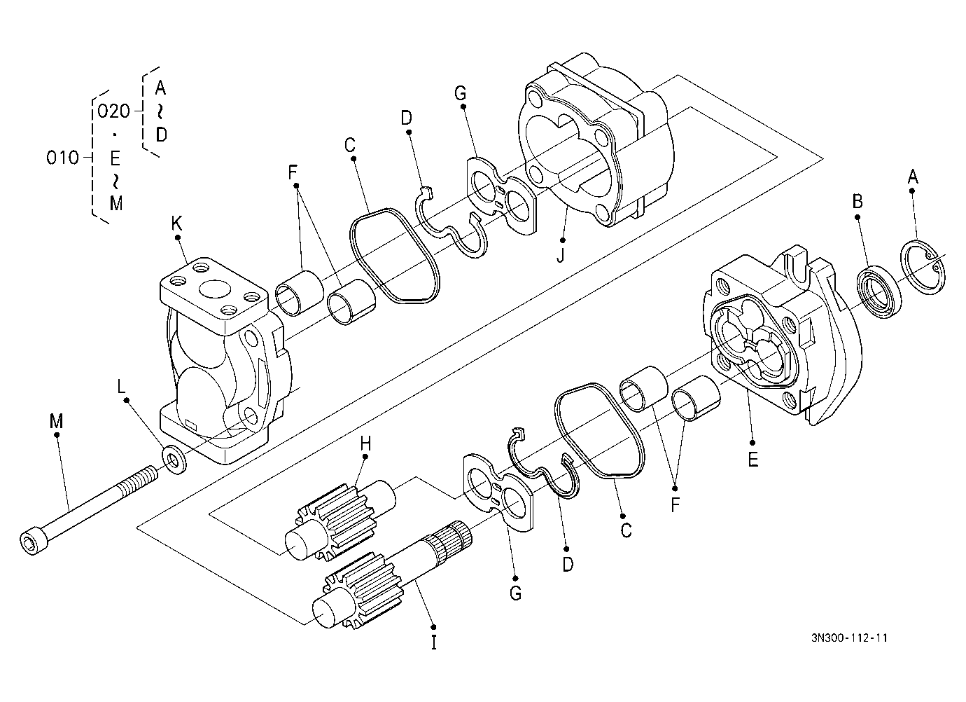 Hydraulic Pump (Ps/18Cc) [Component Parts]