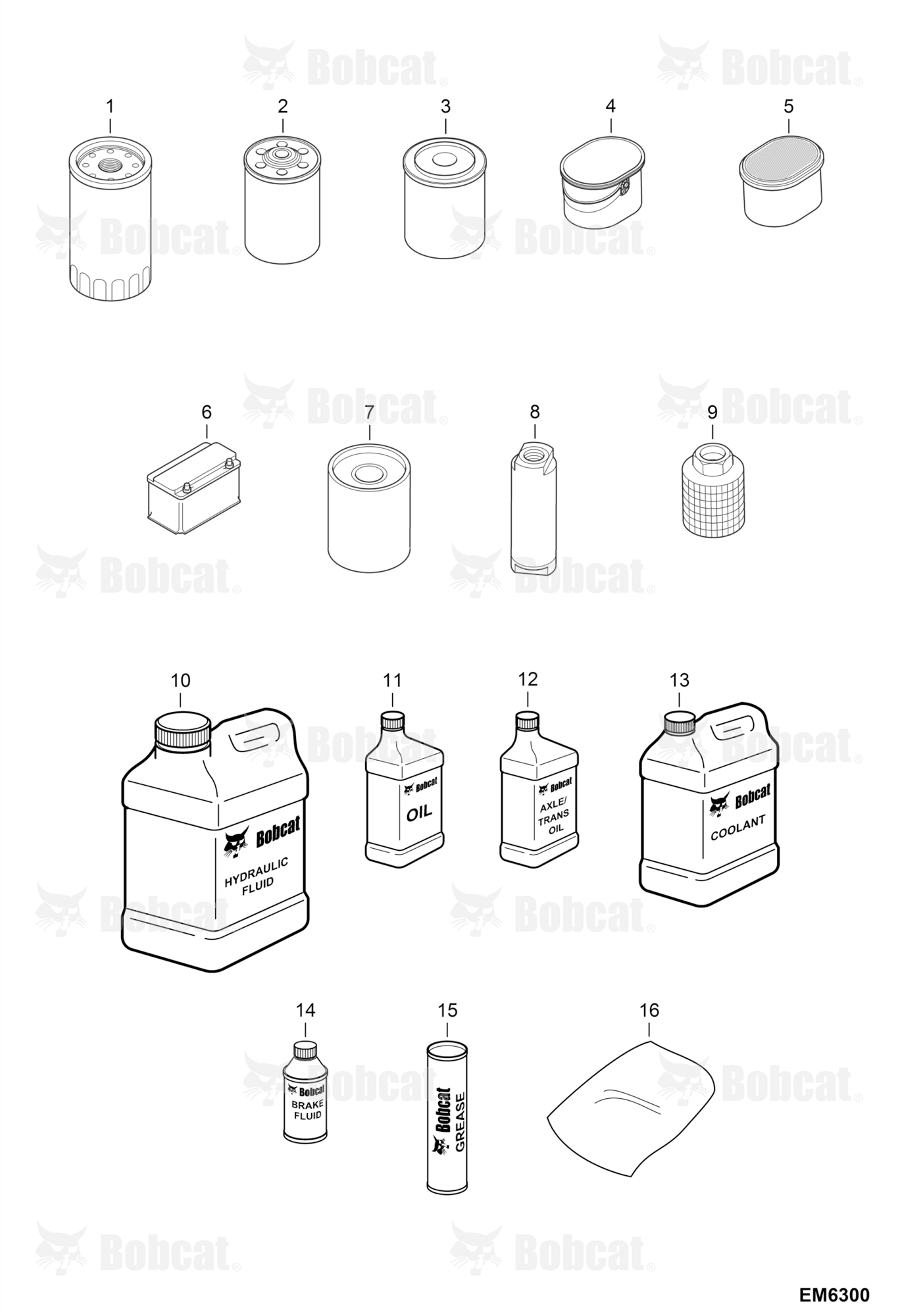 Maintenance Items (Service Parts)