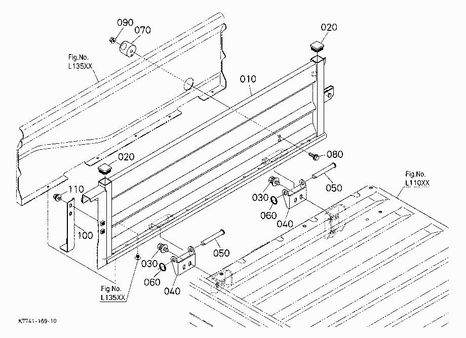 BOX PLATE (RIGHT) [BED LINER] [FSG]