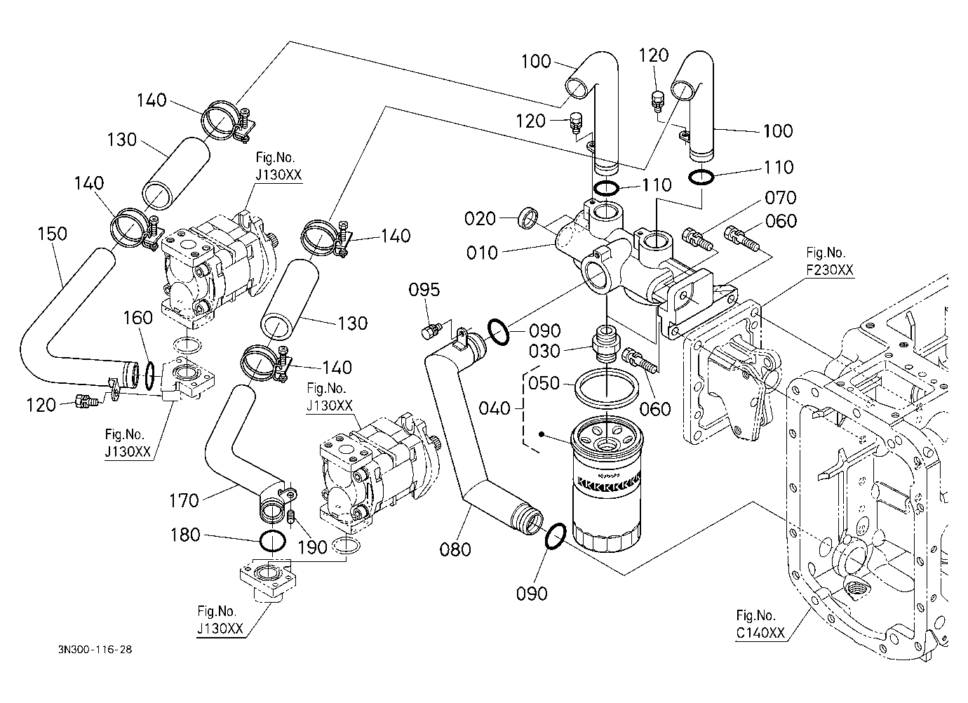 Hydraulic Oil Line (Suction)