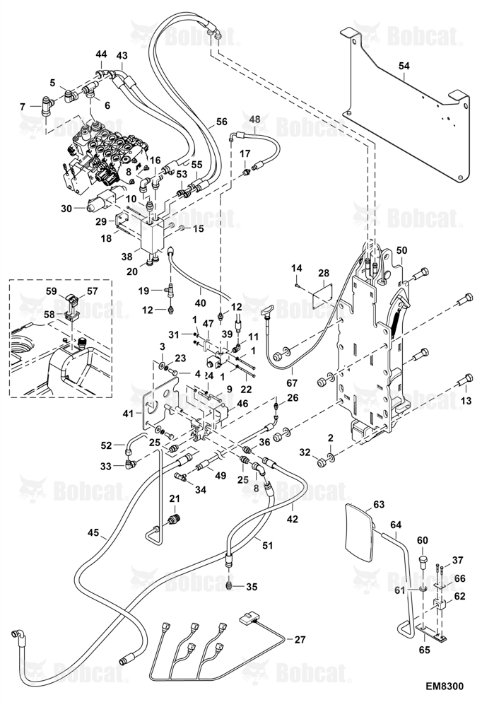 Rear Hydraulic Hook & Trailer Brake  A8HD15000 & Above, A8GW15000 & Above, A8GT15000 & Above