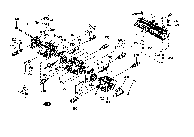 Control Valve (3)(S/P) and Component Parts [Kh-41(H)