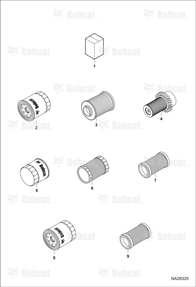 Scheduled Maintanence Items (5000 Hours Filter Kit)
