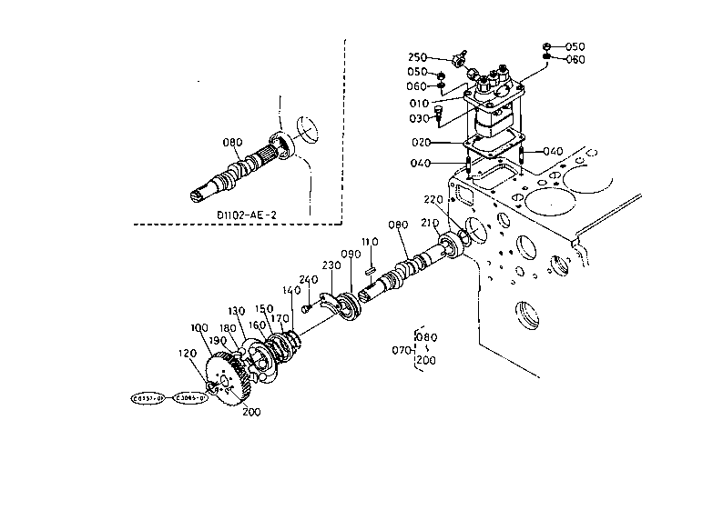 Injection Pump And Fuel Camshaft