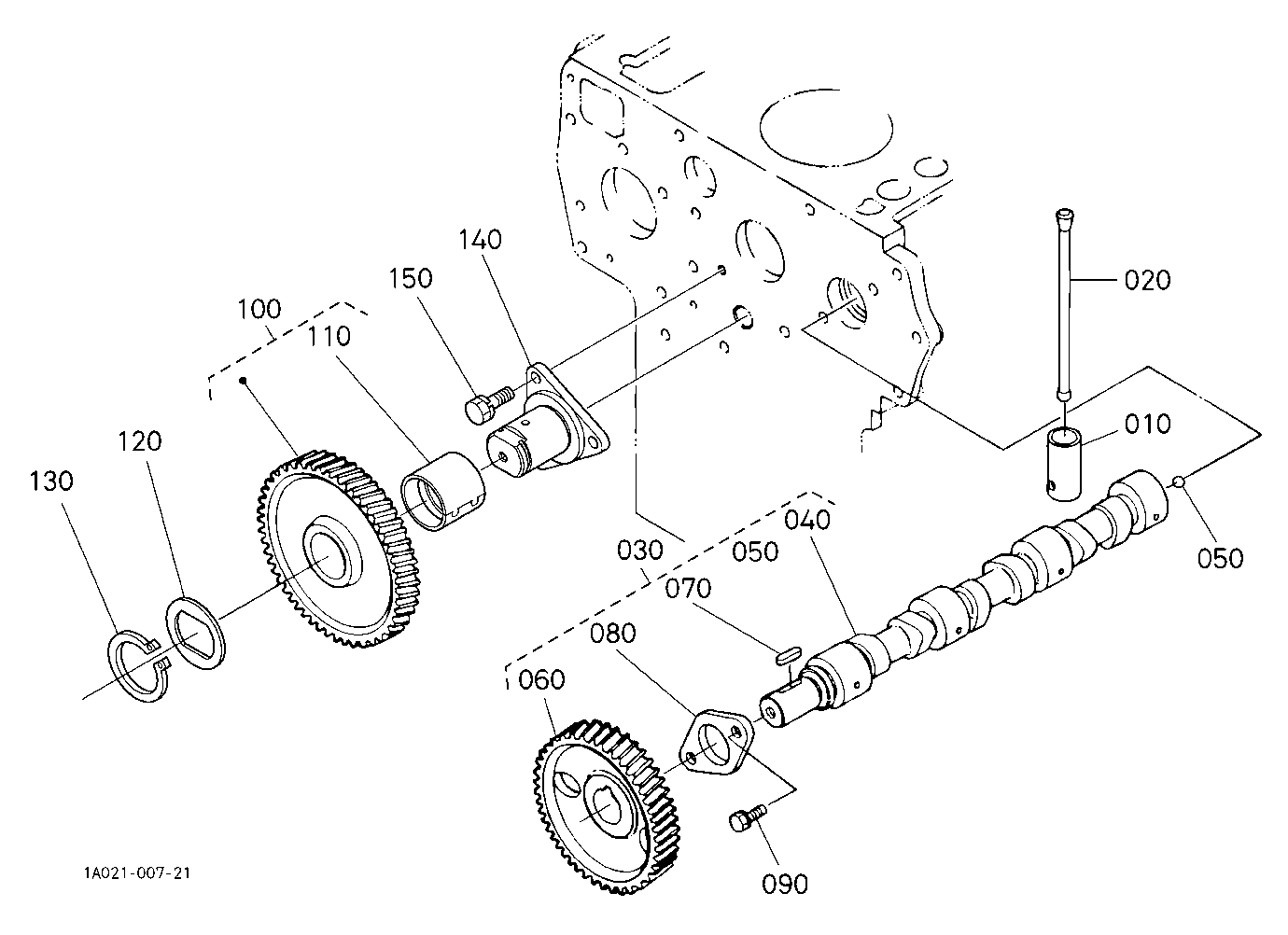 Camshaft And Idle Gear Shaft