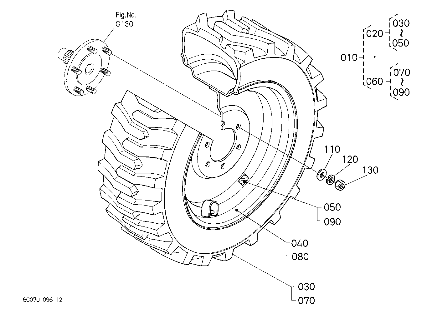 Front Wheel(23*8.50-14R4)