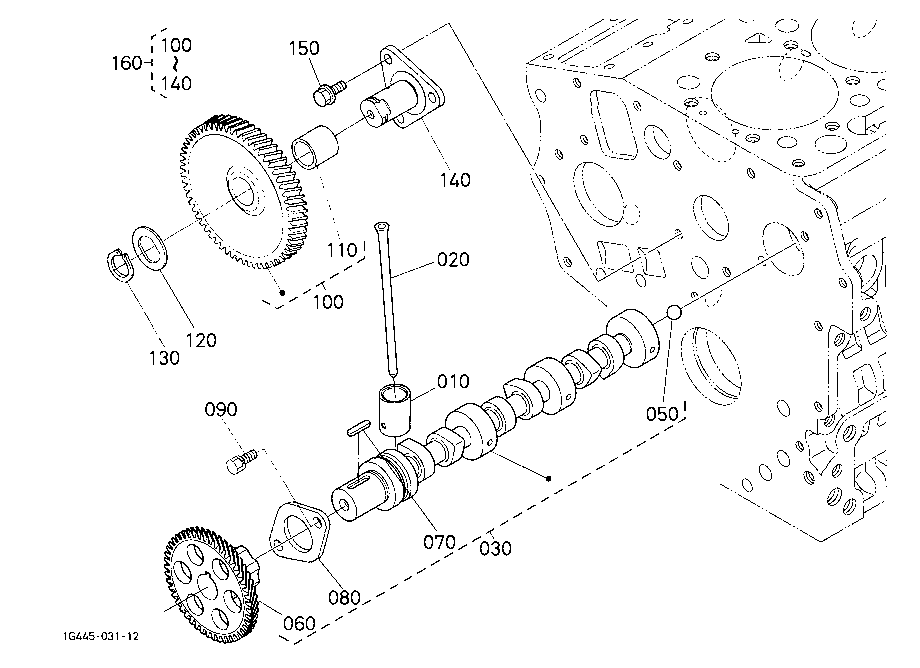 Camshaft And Idle Gear Shaft