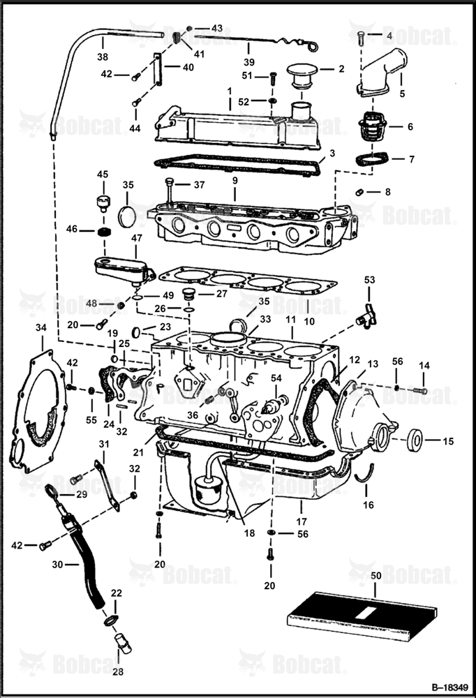 Cylinder Block (Ford Engine)