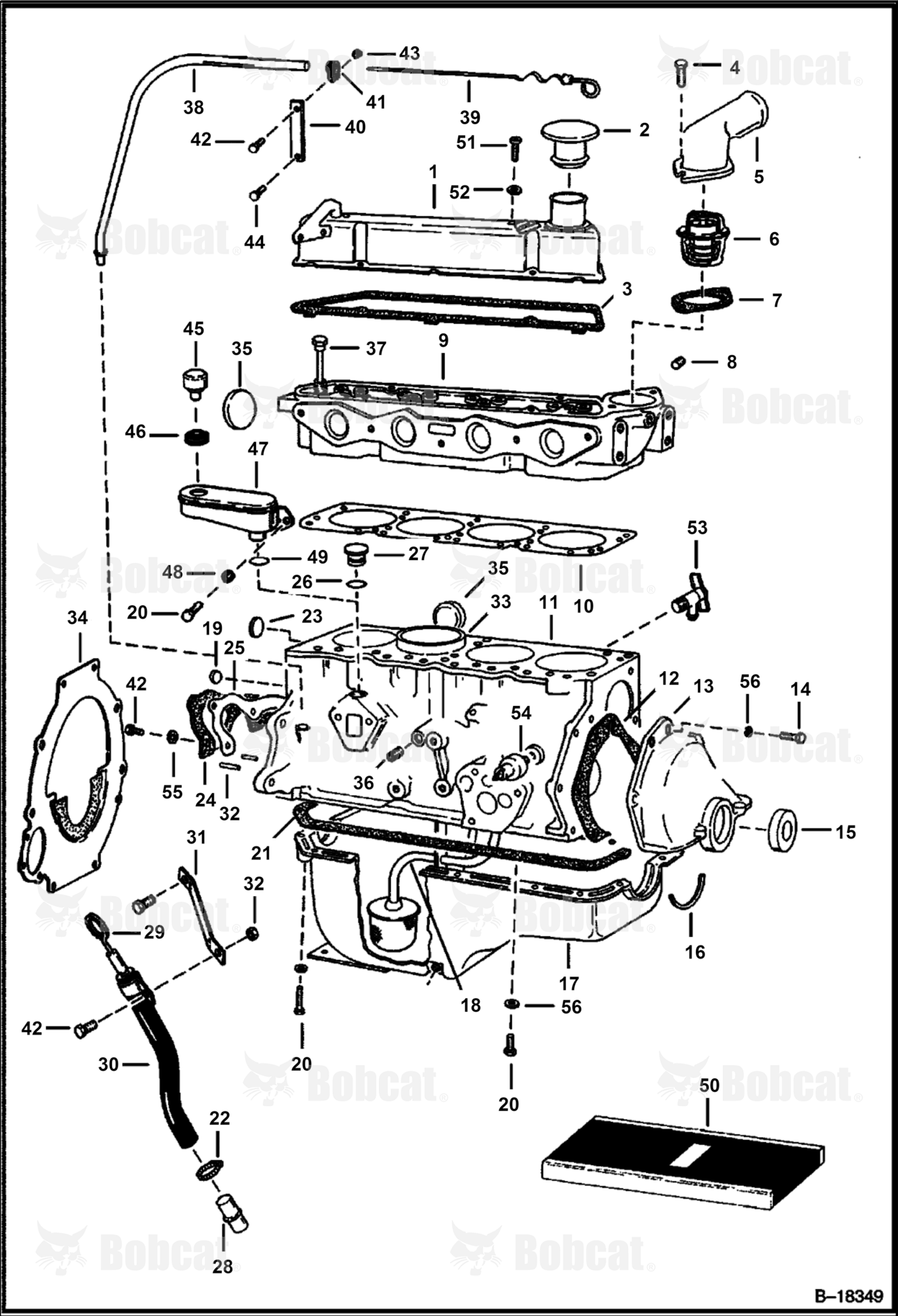 Cylinder Block (Ford Engine)