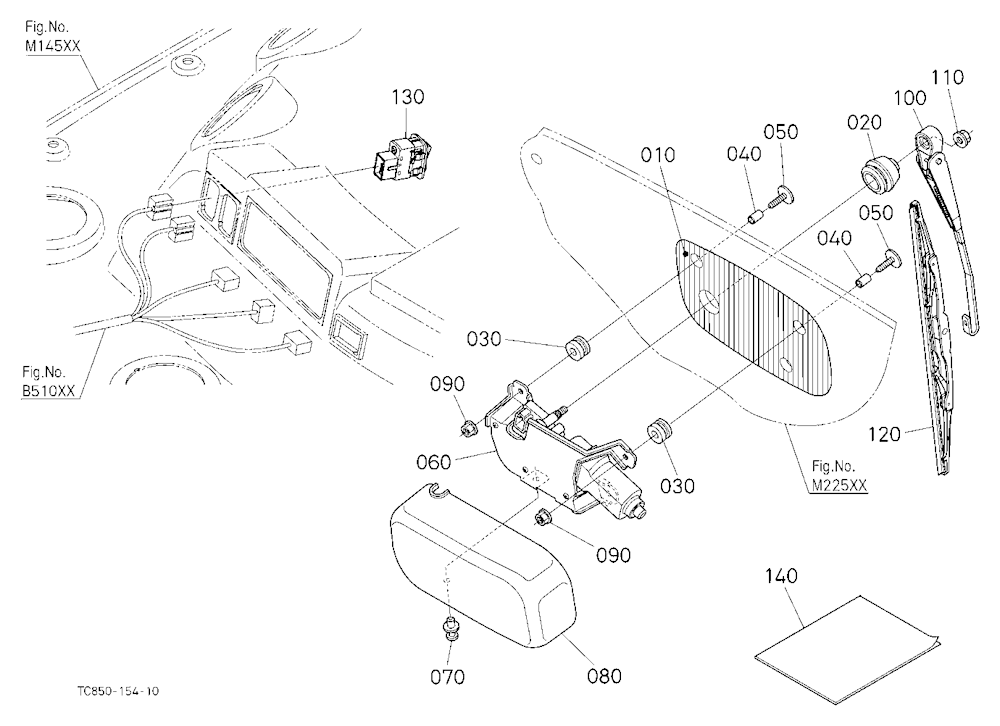 Rear Wiper Kit (W/G No.L8364) [Option]