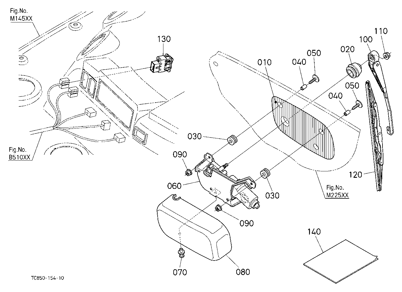 Rear Wiper Kit (W/G No.L8364) [Option]