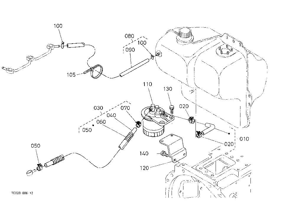 Fuel Pipe And Fuel Filter