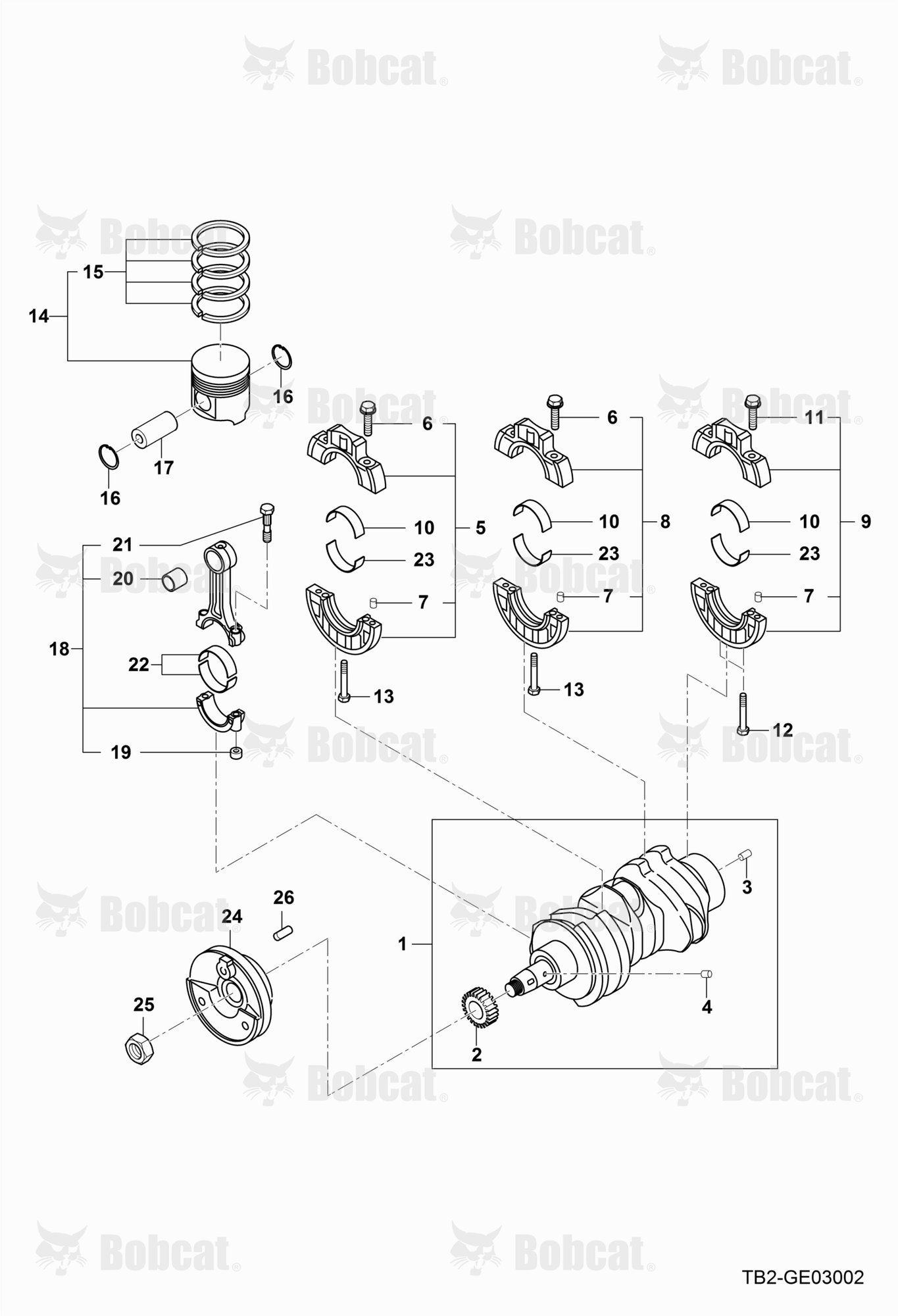 Piston Crankshaft Group