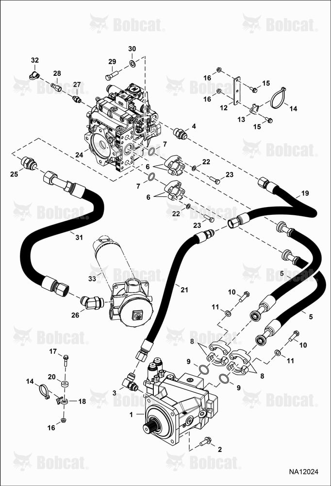 Hydrostatic Circuitry (Pump & Motor)