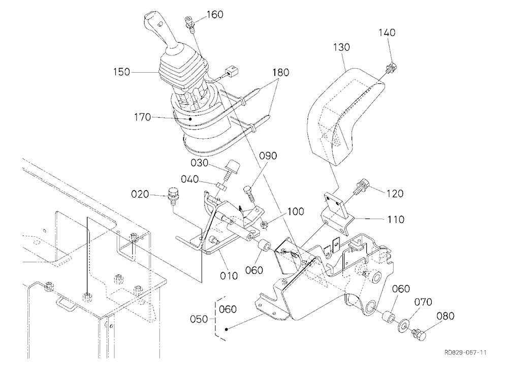 Control Lever (Lh)