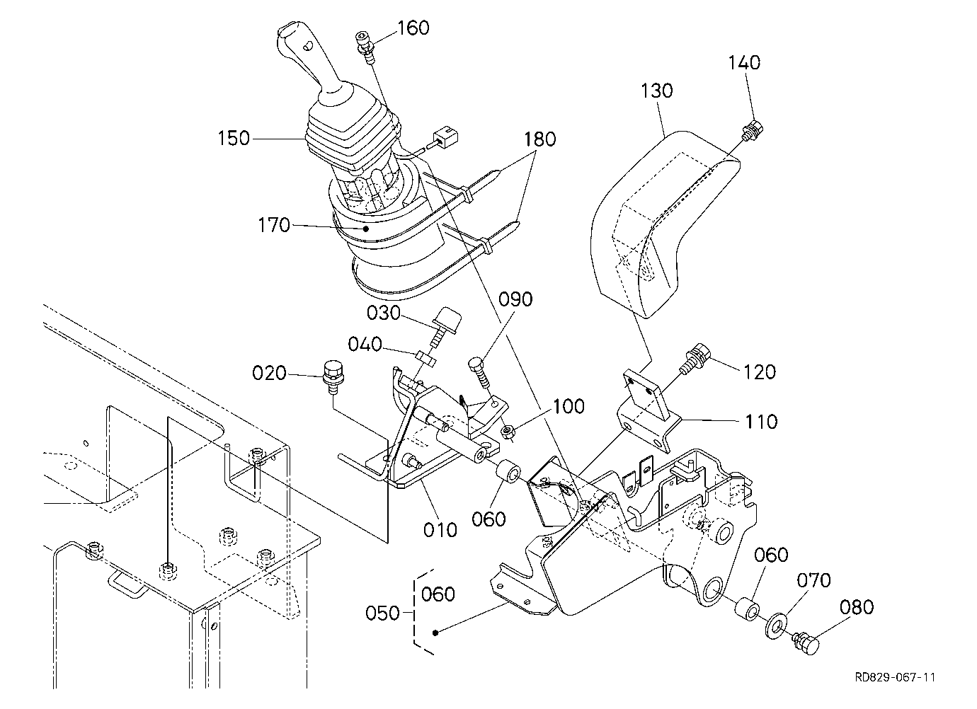 Control Lever (Lh)