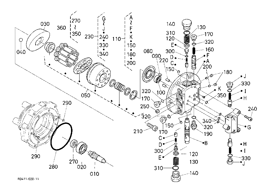 Drive Motor And Component Parts