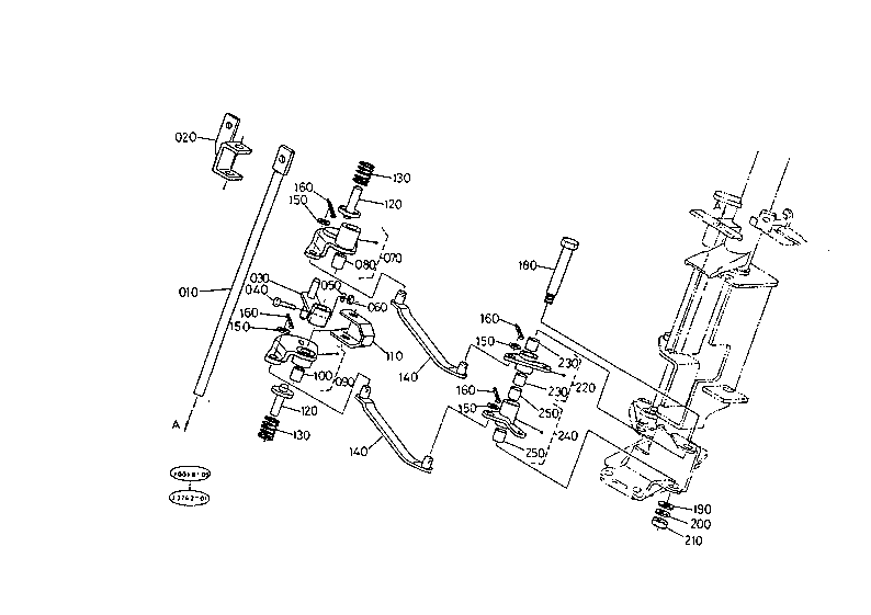 Main Gear Shift Linkage System [Hydrostatic Ps]