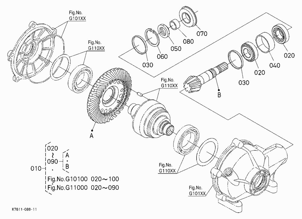 FRONT DIFFERENTIAL GEAR SHAFT