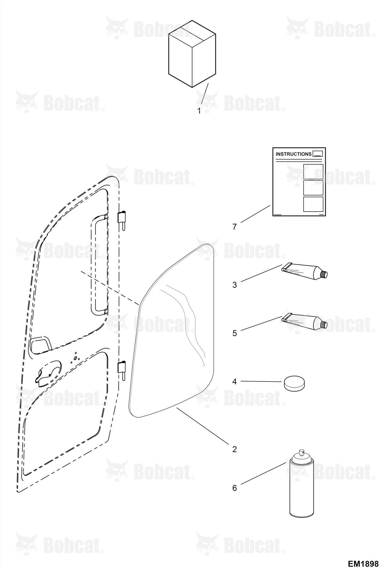 Door Window Kit (Upper Part)