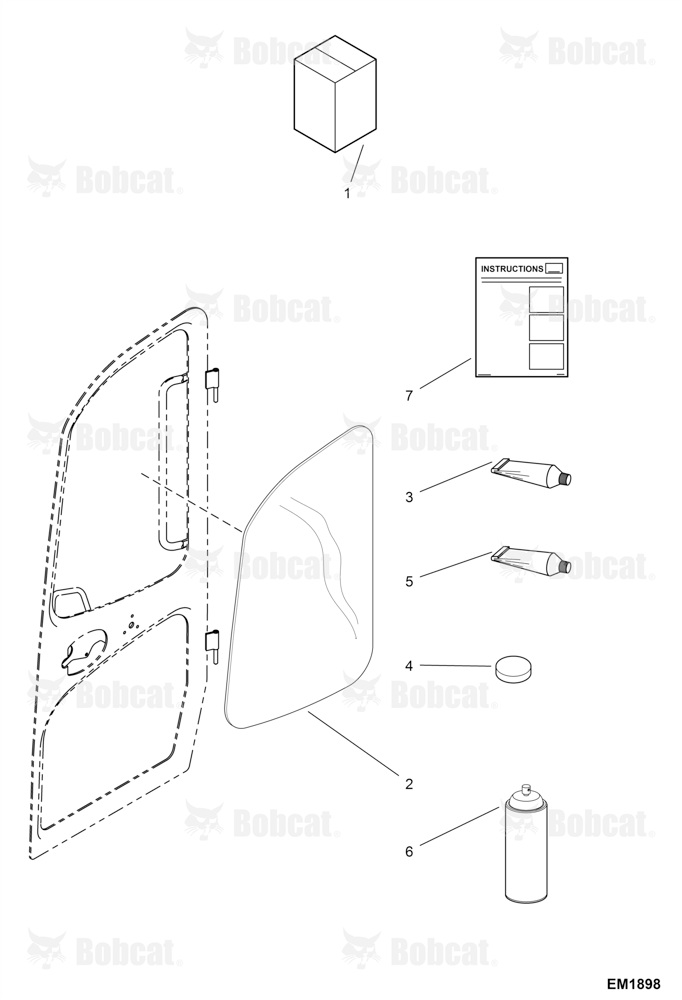 Door Window Kit (Upper Part)