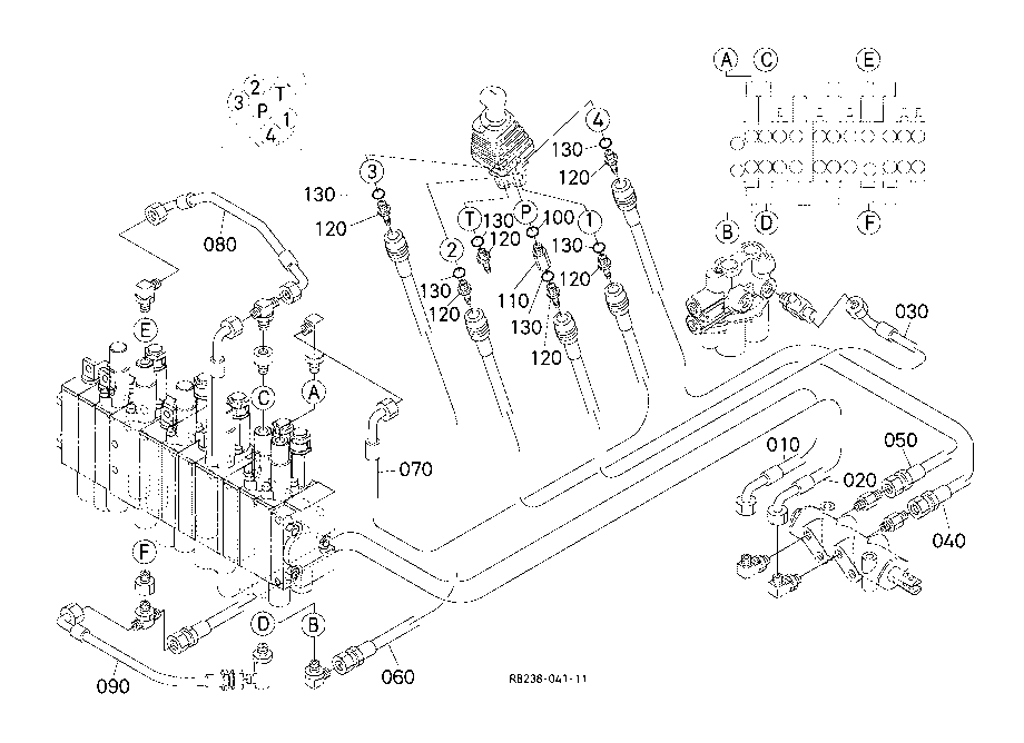 Oil Piping (Control Rh)