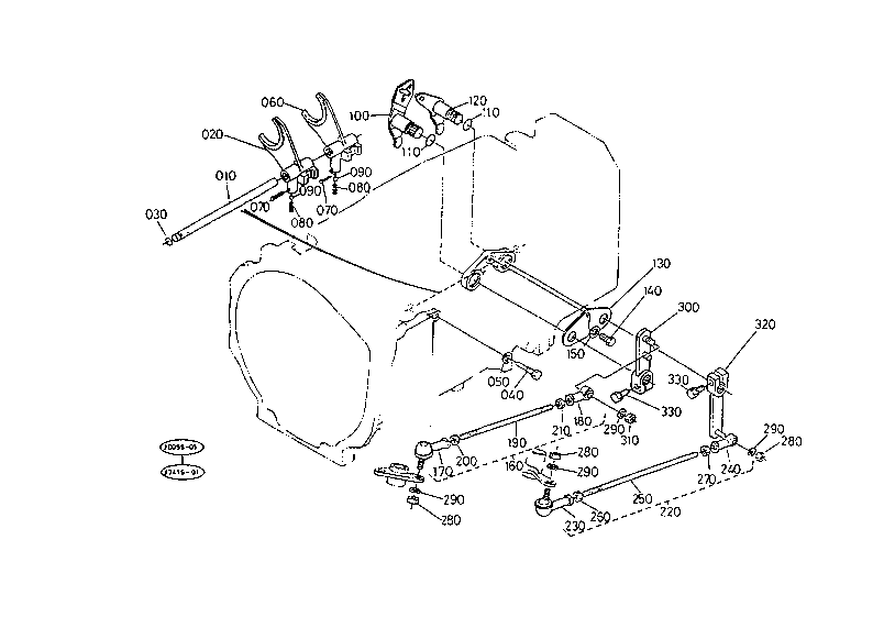Main Gear Shift Fork [Constant Mesh]