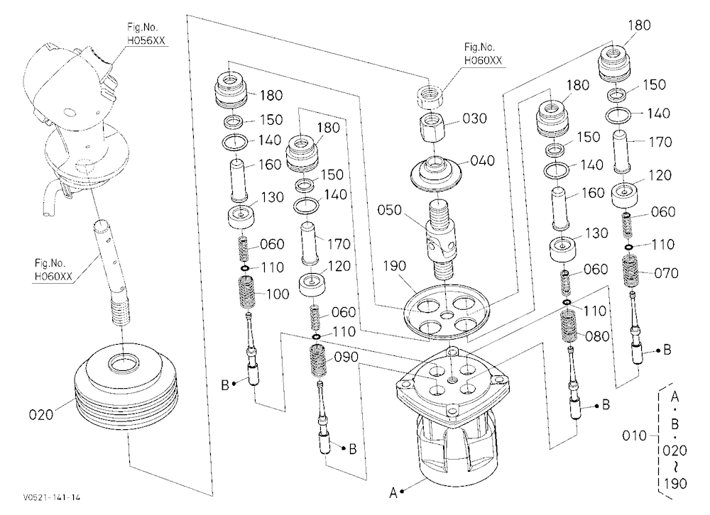 Pilot Valve (Rh) [Component Parts] [High Flow]