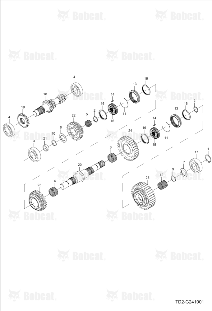 Main Shift Shaft Group