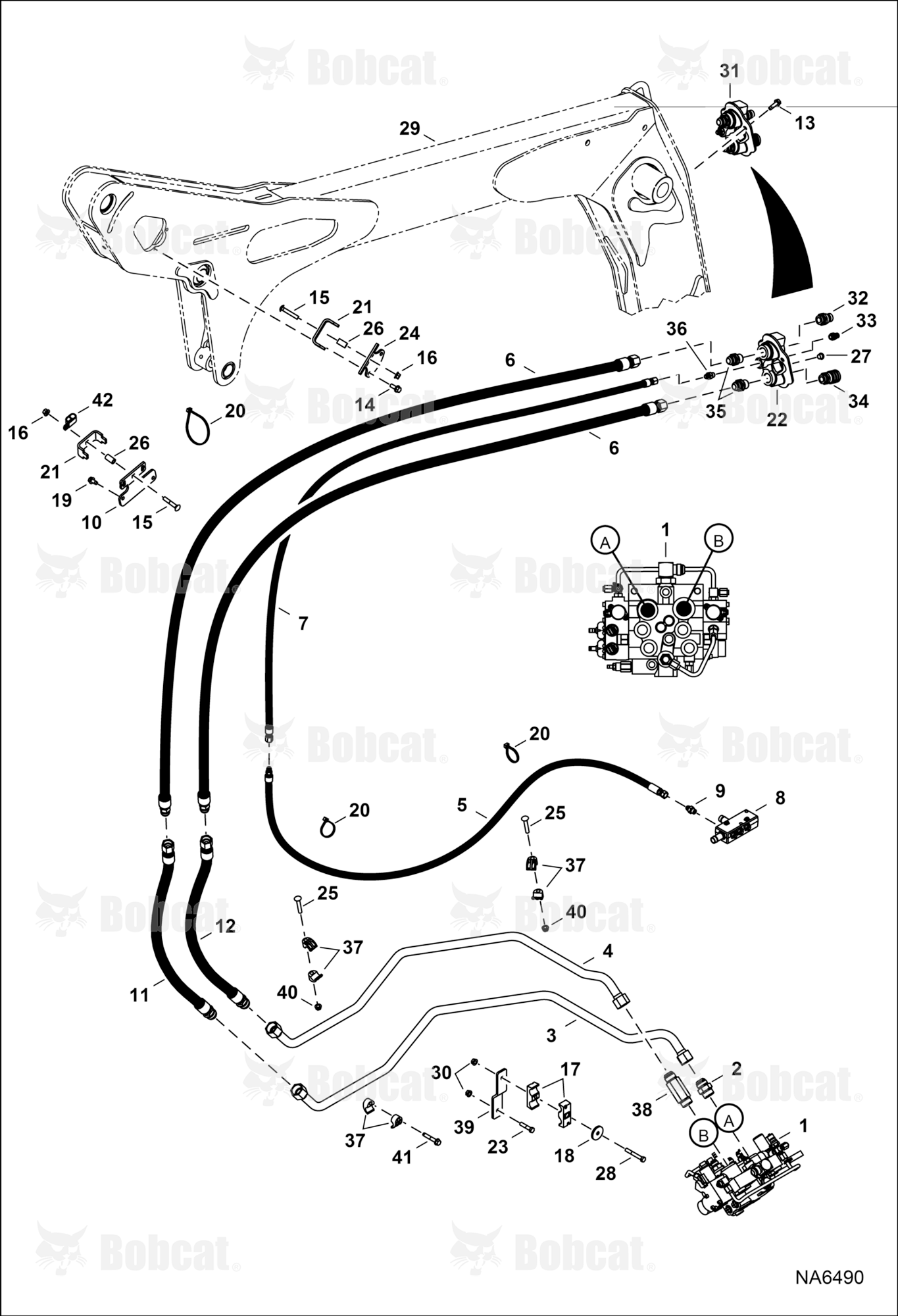 Auxiliary Hydraulics  ACS711988 & Above, ACSL11594 & Above