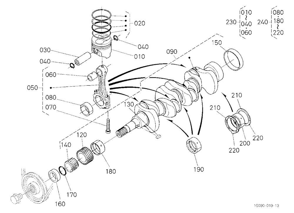 Piston And Crankshaft