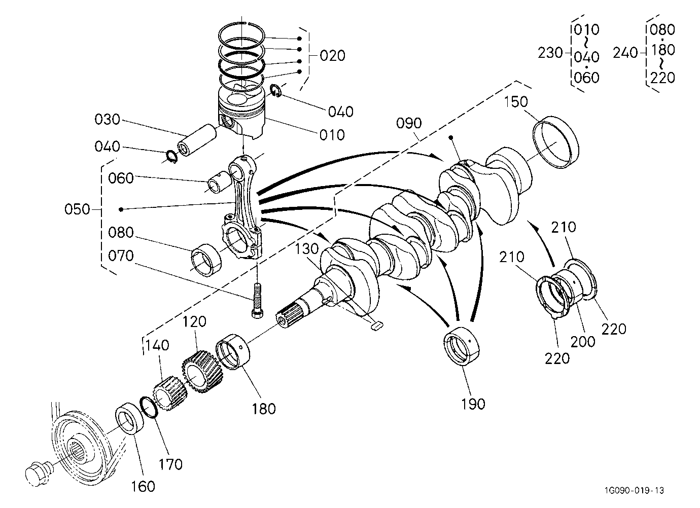 Piston And Crankshaft