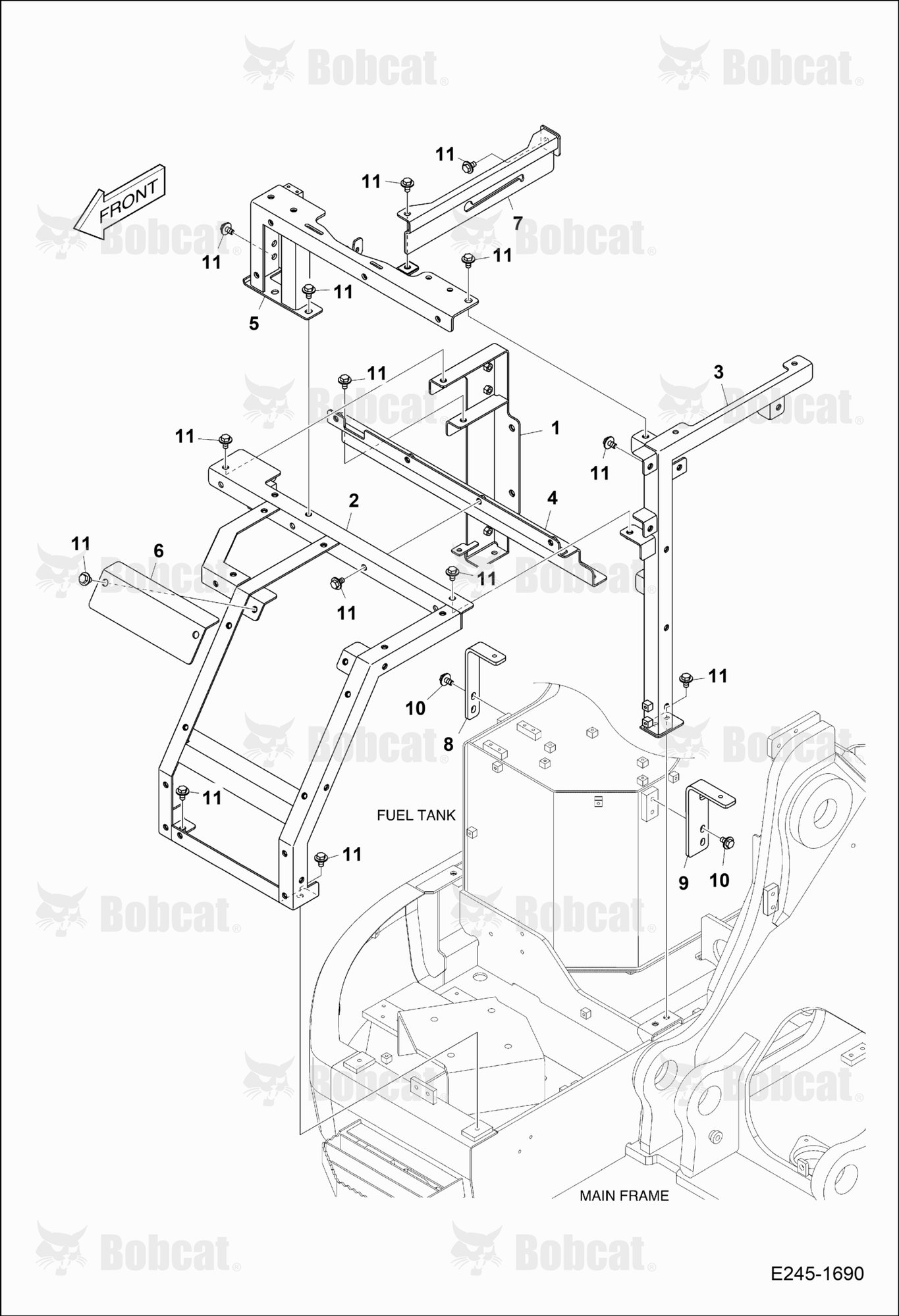 Support & Baffle (One)