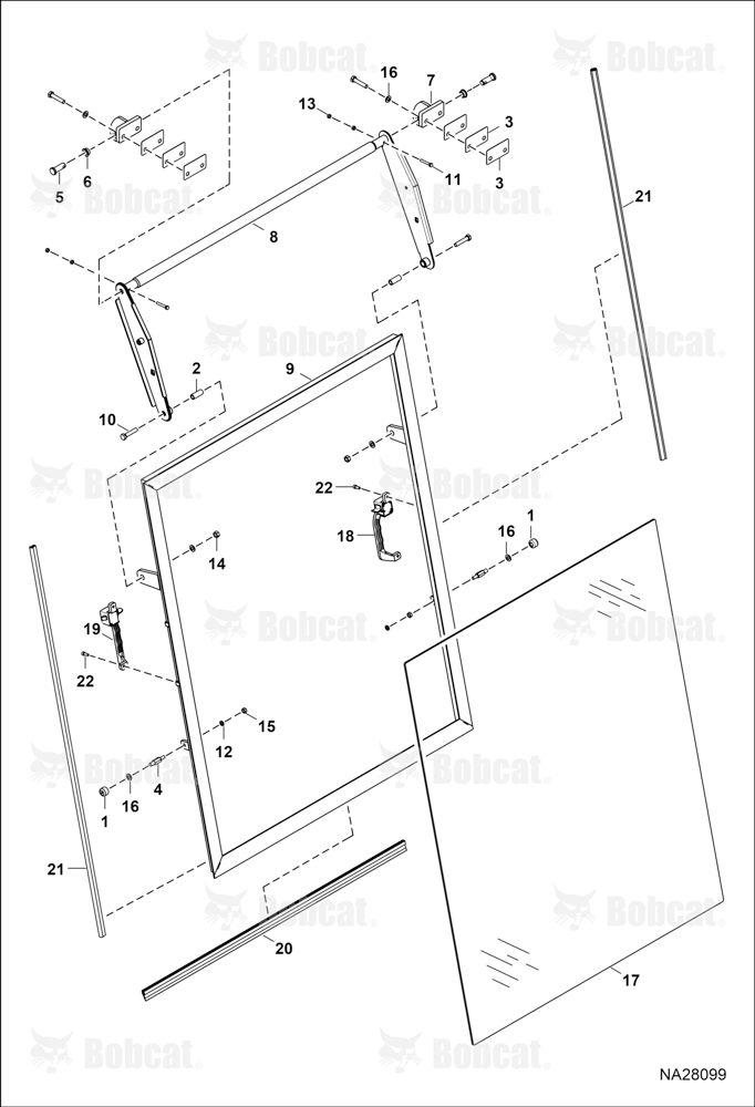 Operator CAB (Rear Window Assembly)