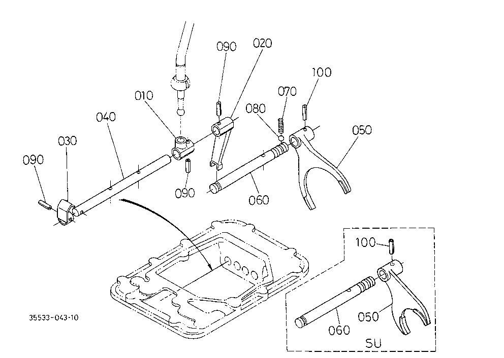 Range Gear Shift Fork