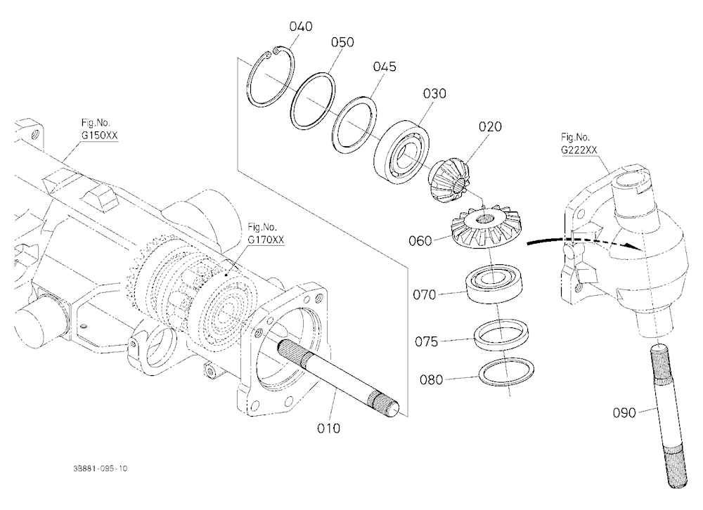 Differential Gear Shaft Lh