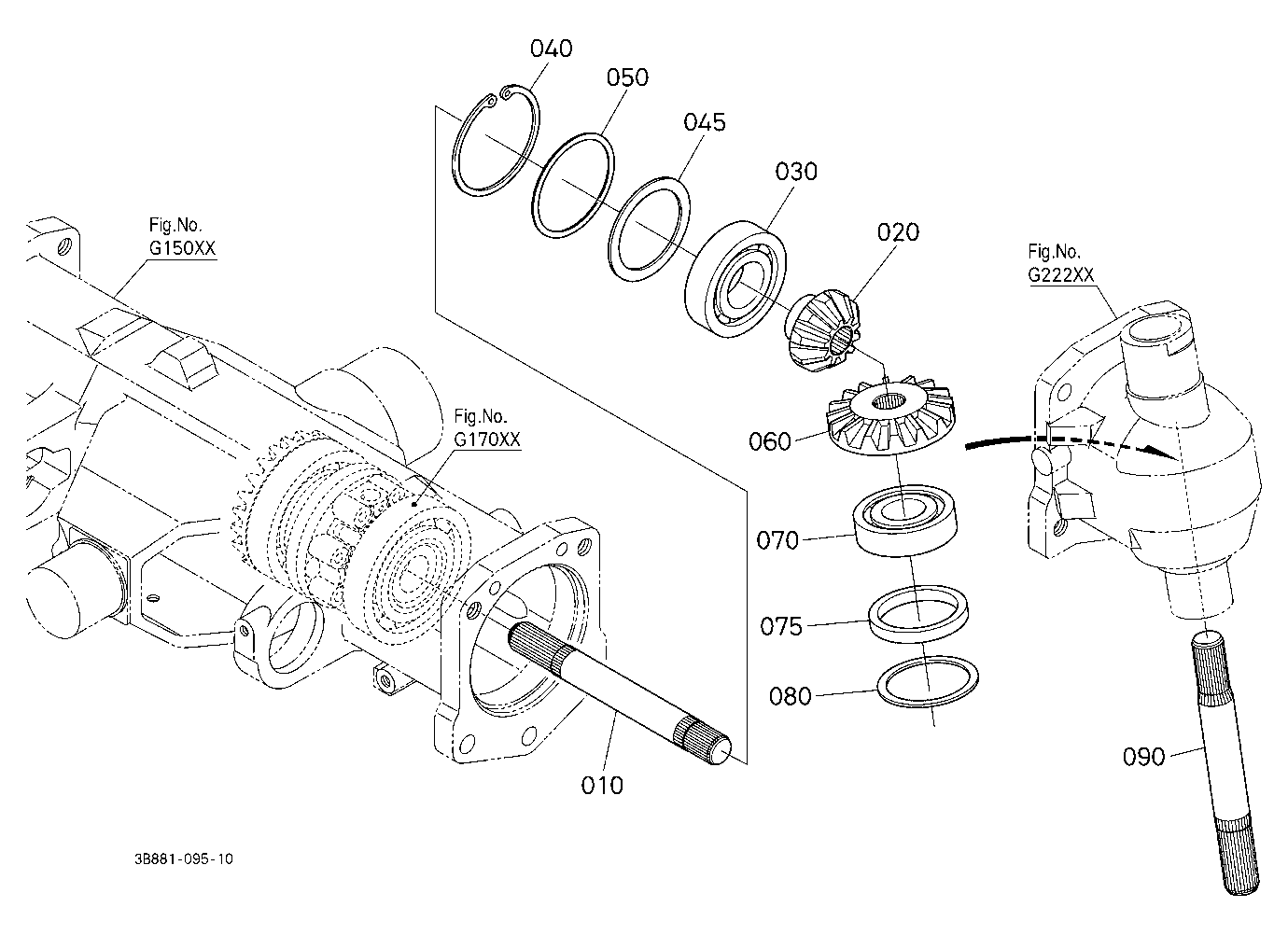Differential Gear Shaft Lh