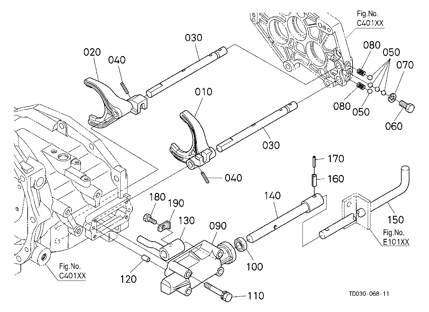 Main Gear Shift Fork