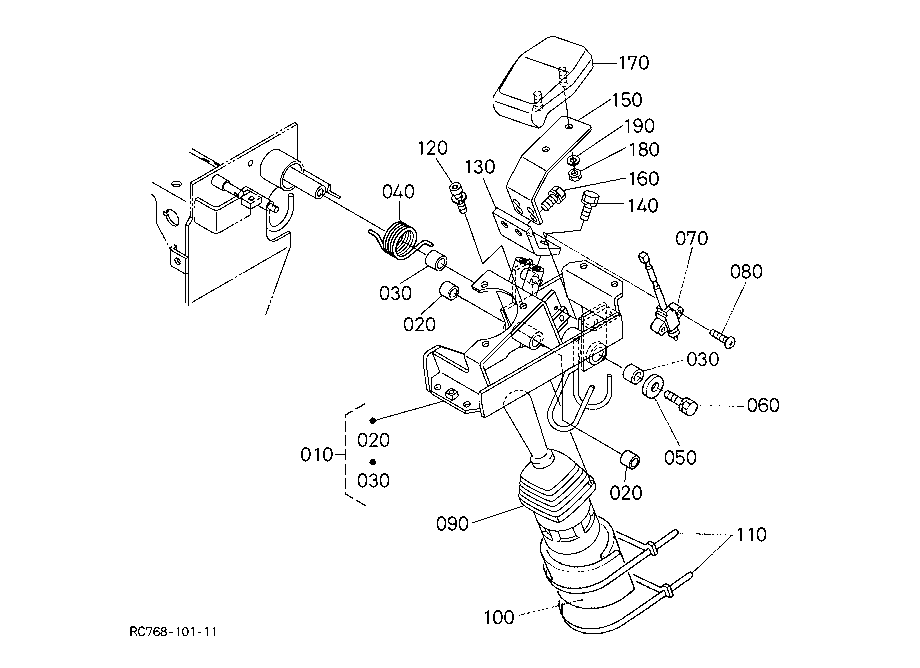Control Lever (Lever Lh)