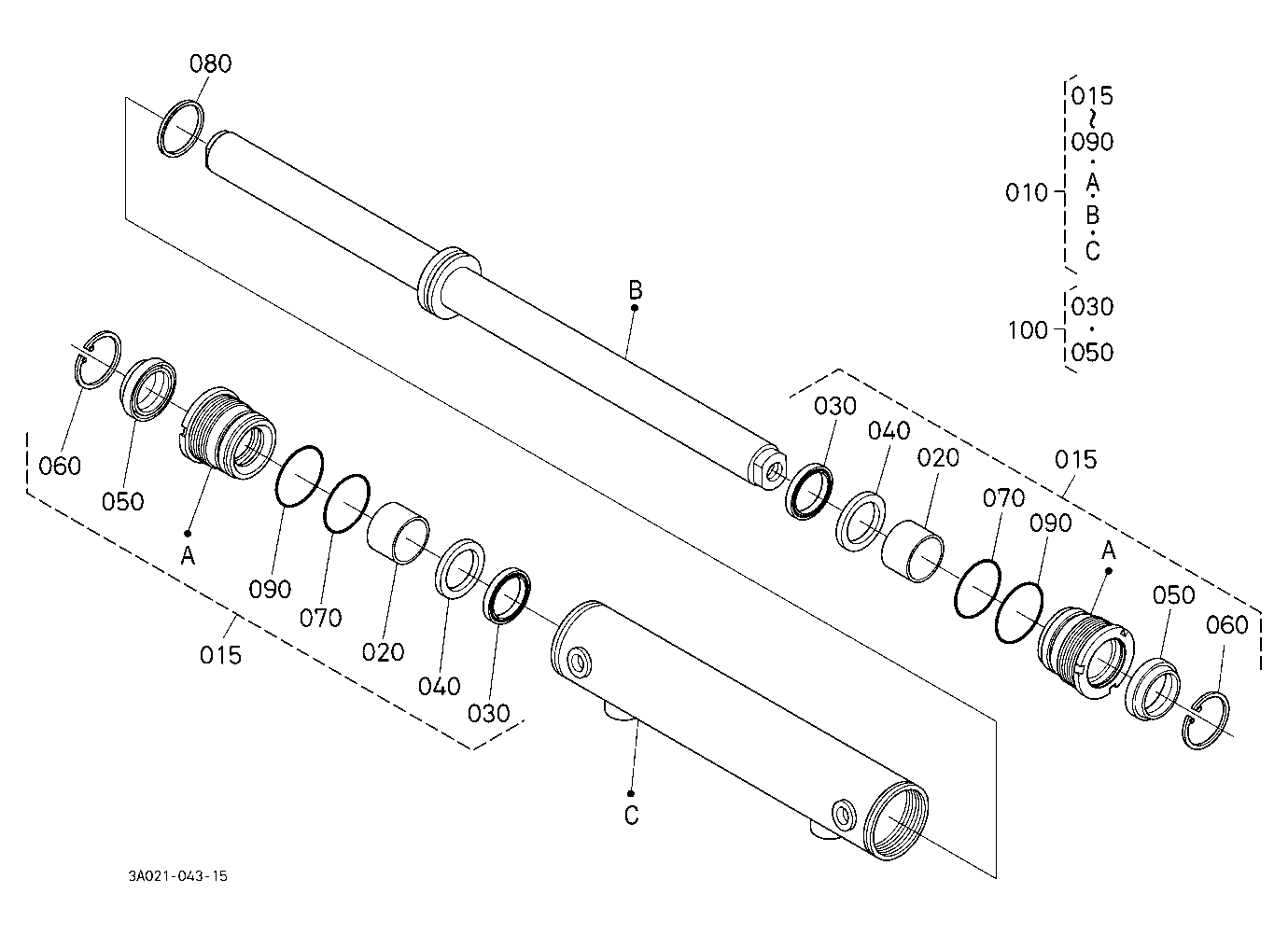 Steering Cylinder [Component Parts]