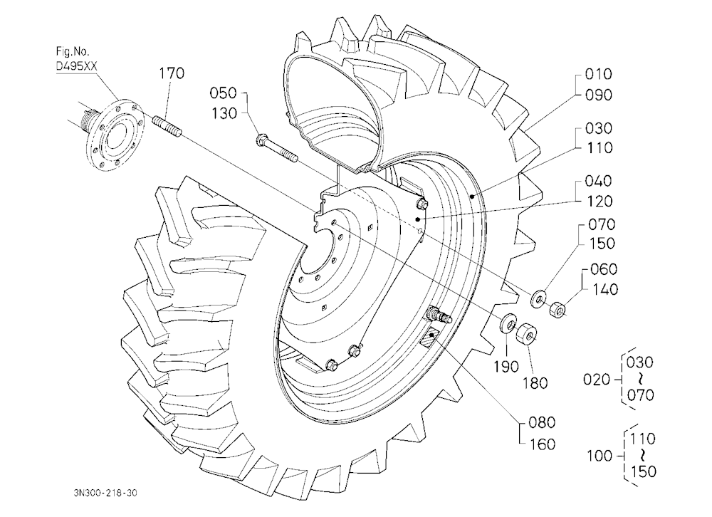 Rear Wheel (18.4-34) [A]
