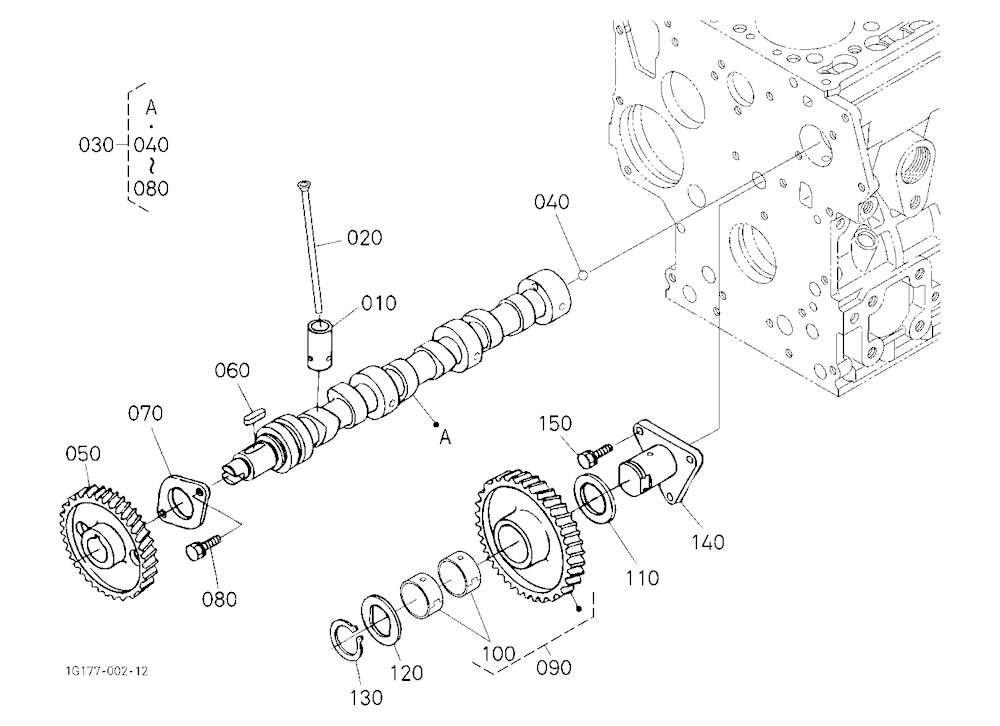 Camshaft And Idle Gear Shaft