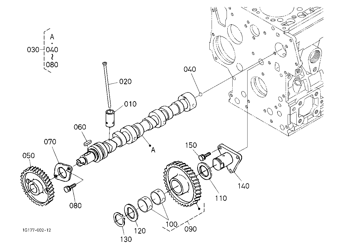 Camshaft And Idle Gear Shaft