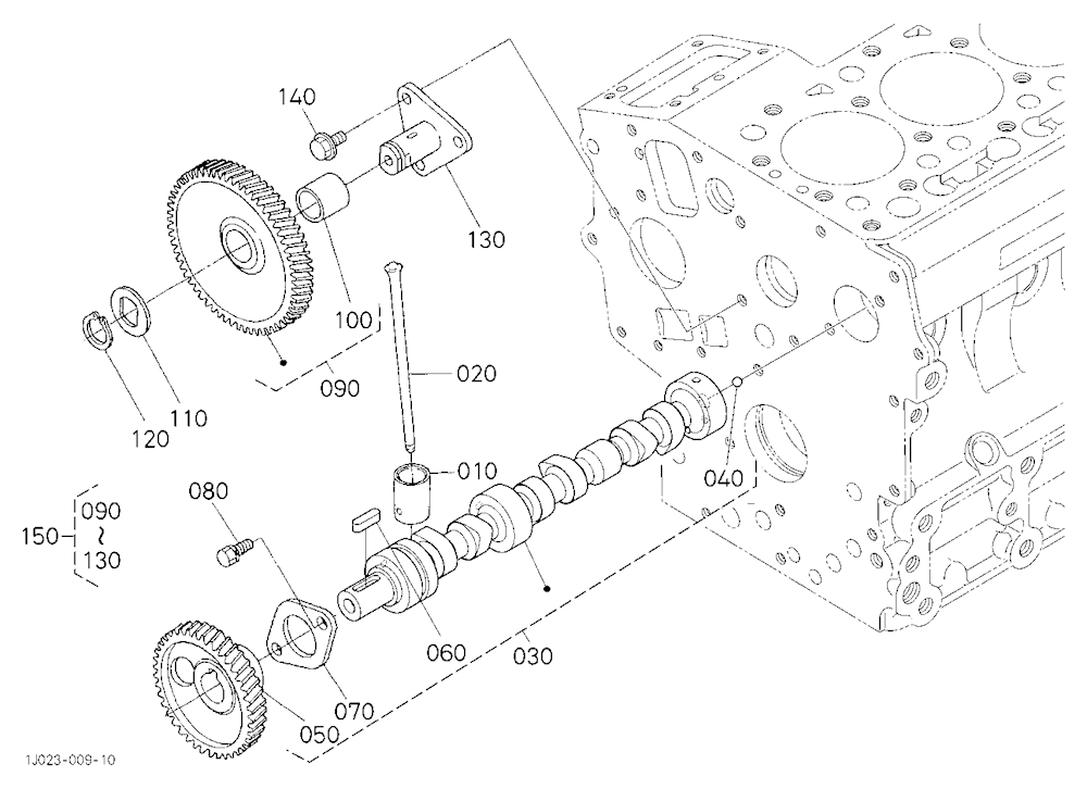 Camshaft And Idle Gear Shaft