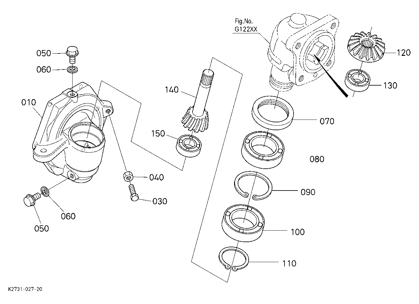 Front Axle Case Rh